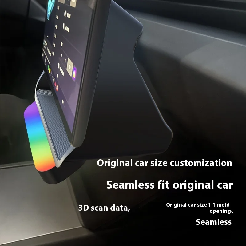 Центральная консоль для хранения Tesla Model 3/Y с подсветкой