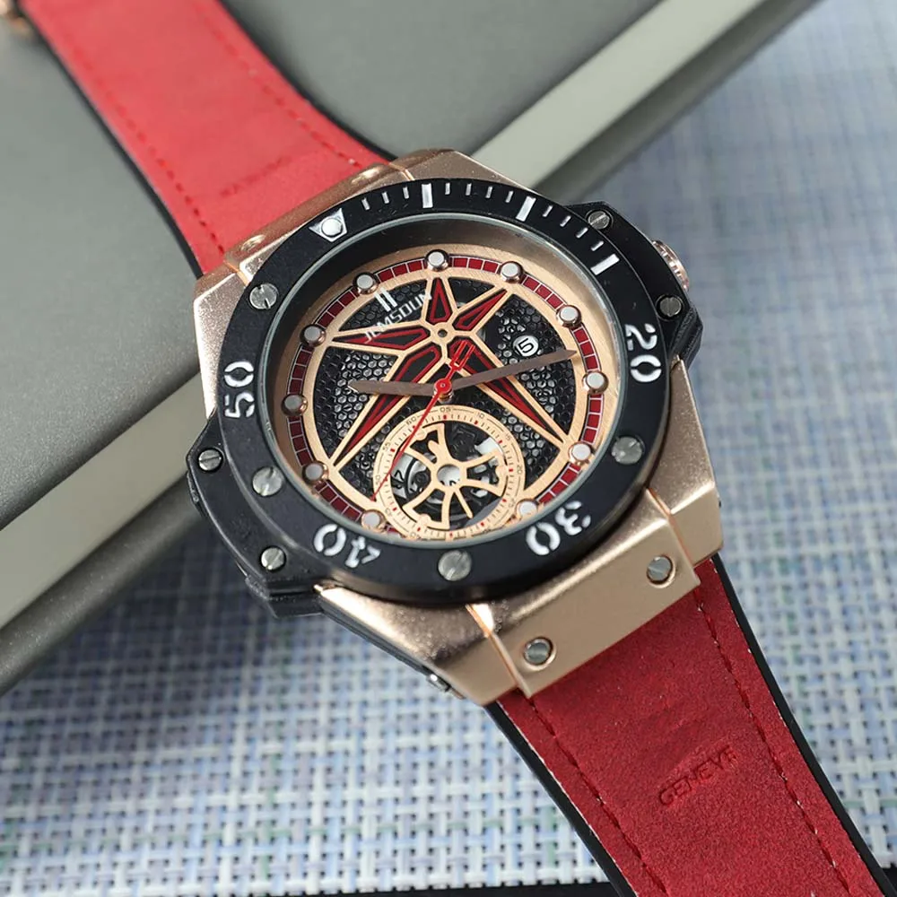 

Популярные оригинальные брендовые крутые часы для мужчин, деловые автоматические водонепроницаемые часы с датой, роскошные высококачественные спортивные кварцевые часы AAA 2023