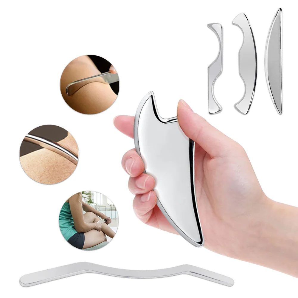 

IASTM Therapy Massage Tools Deep Tissue Massage Fascia Recovery Muscle Mssager Guasha Scraping Board Gua Sha Scraper Stainless