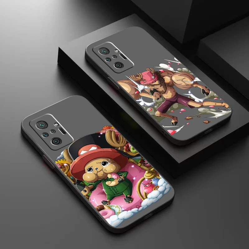 

ONE PIECE Anime Phone Case For Xiaomi Redmi 7 8 7A 8A 9 9i 9AT 9T 9A 9C Note 7 8 2021 8T 8 Pro Silicone Cover Back Coque Black