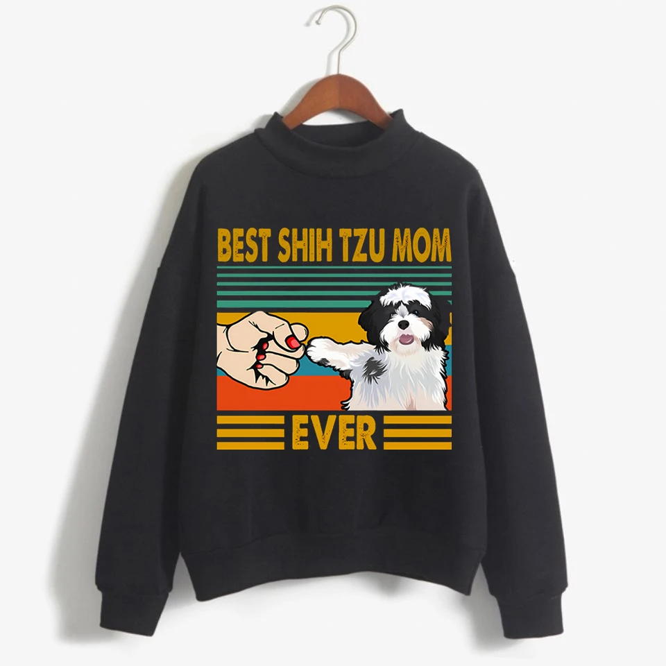 

Best Shih Tzu Mom Ever Print Hoodies Tracksuits Sport Sweatshirts Men's Crewneck Clothing 2022 New Cartoon Autumn Winter Hoodies