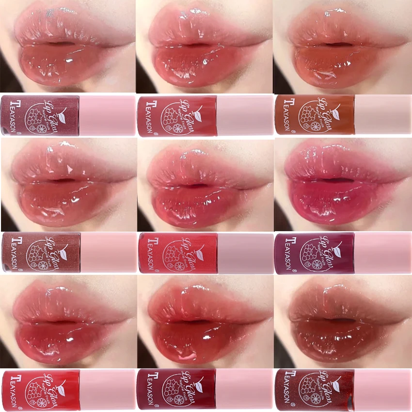 

Strawberry Jelly Lipstick Moisturizing Lips Plumper Long Lasting Shiny Lip Gloss Lips Tint Makeup Lip Glaze Lipsticks Cosmetics