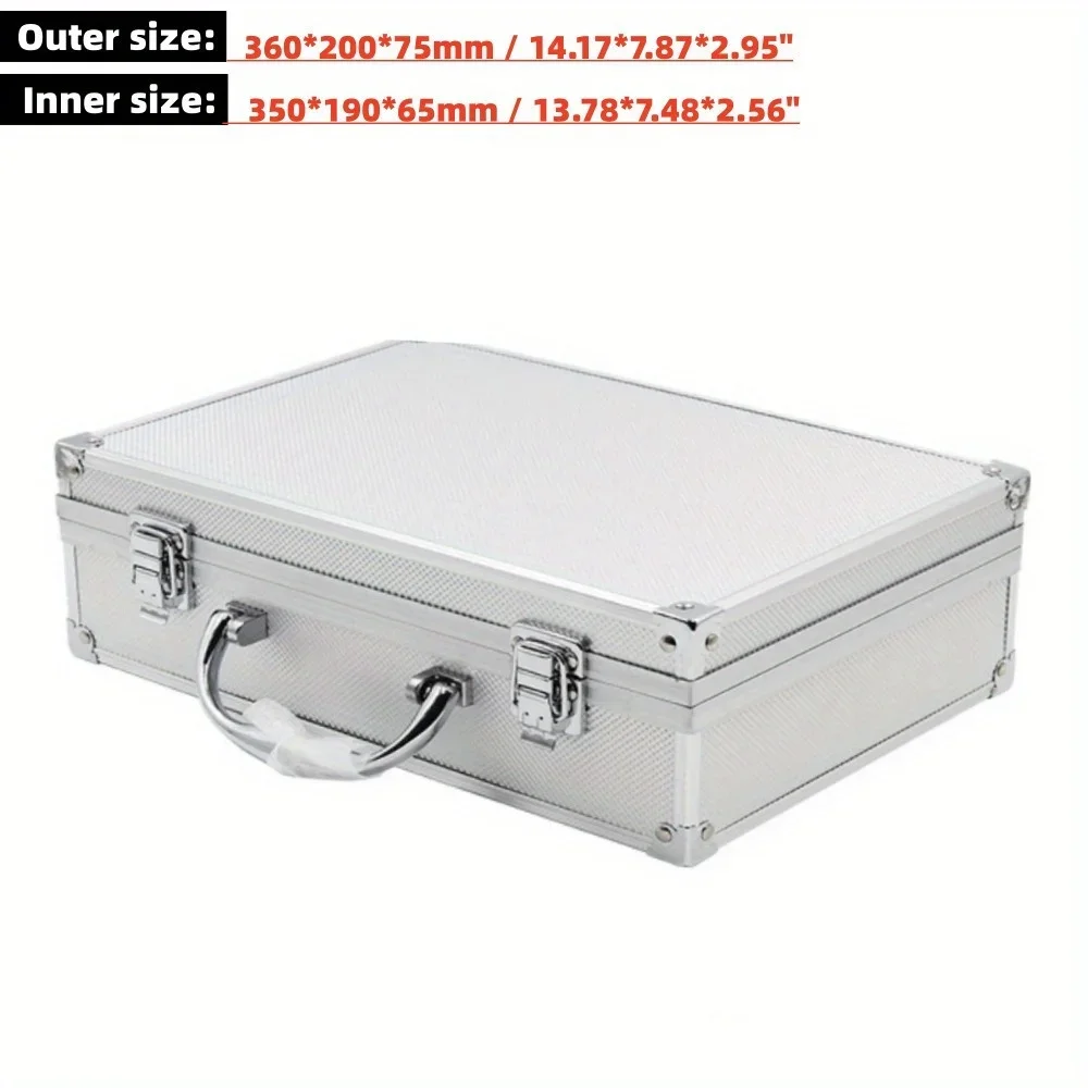 

Портативный Алюминиевый Кейс Для Инструментов: Прочный, Ударопрочный, С Поролоновым Наполнителем, Настраиваемый