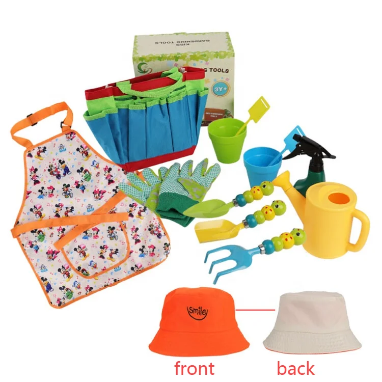 

Лидер продаж, уличный Забавный детский садовый набор инструментов с ручкой гусеницы для детей