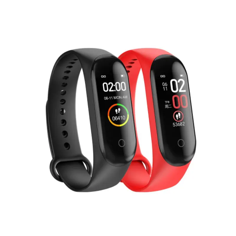 

2022 Smartwatch M4 Smart Watch Bluetooth Bracelet Heart Rate Blood Pressure Test Fitness Tracker Sport Watch Dropship