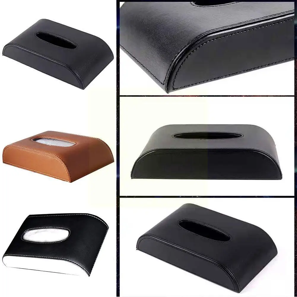 

Автомобильный органайзер для салфеток, автомобильный козырек от солнца, кожаный держатель для салфеток, внутреннее хранение, автомобильны...