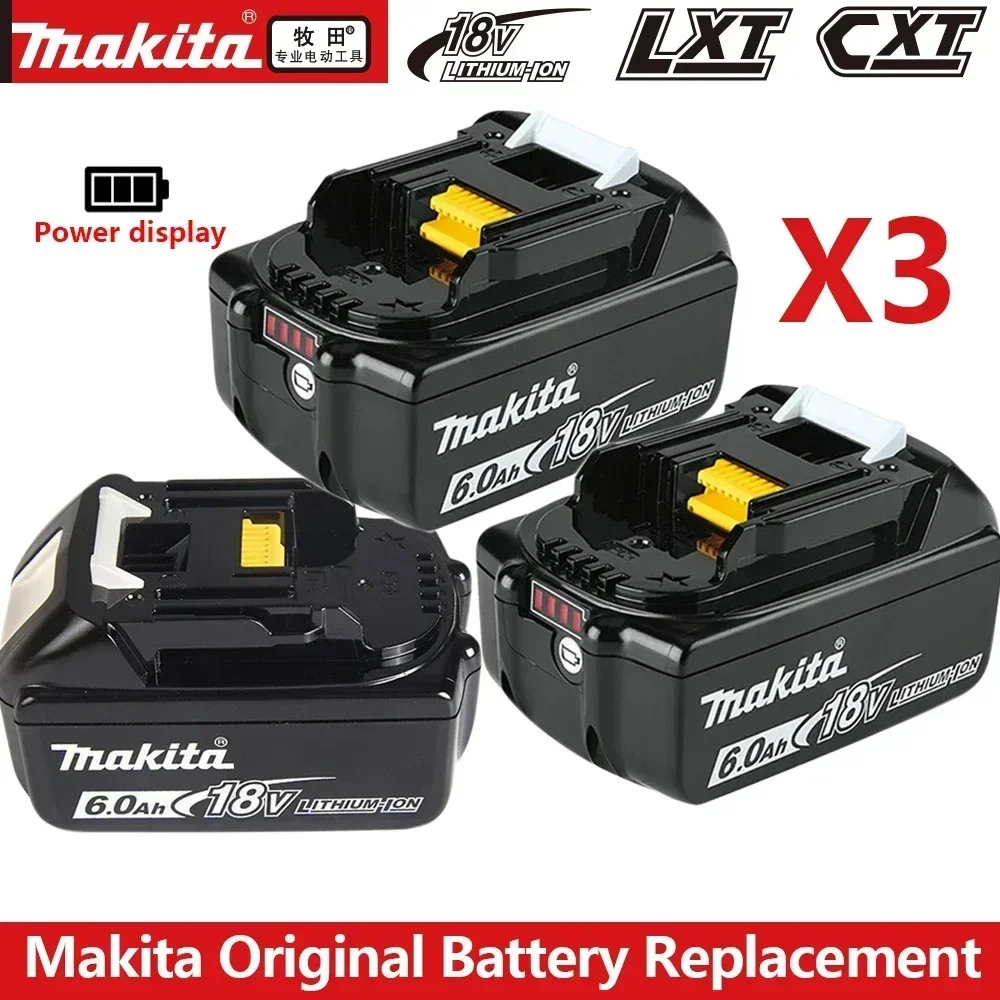 BL1850 для makita 18 В 6 Ач оригинальный аккумулятор bl1830 bl1860 bl1850B инструмент совместимые