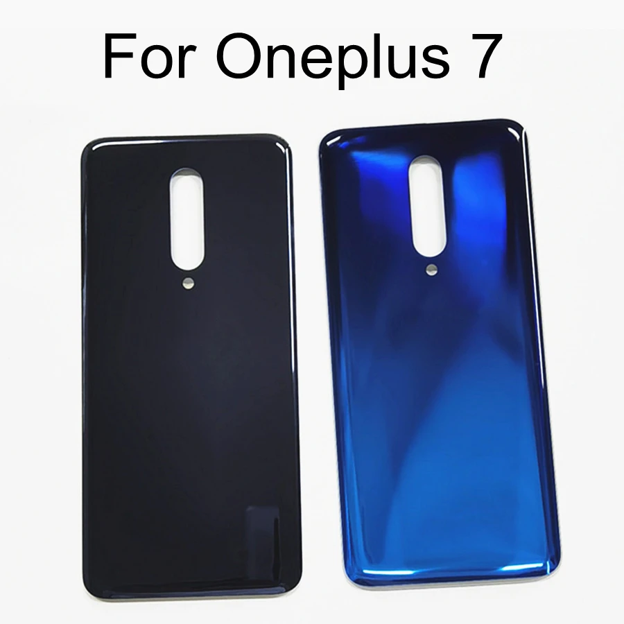 

6.41" Glass Back Case For OnePlus 7 Battery Cover Back Rear Door 1+7 Housing Replacement Parts For Oneplus7 Back Housing