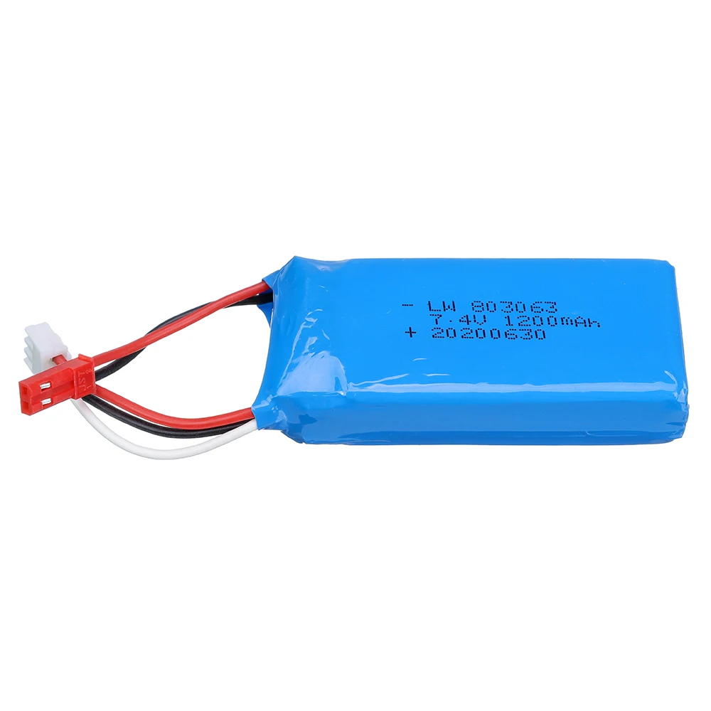 Литий-Полимерный Аккумулятор 7 4 в 1200 мАч для WLtoys V353 V333 V323 V666 V262 YiZhan X6 MJX X101 X102h X1Brushless
