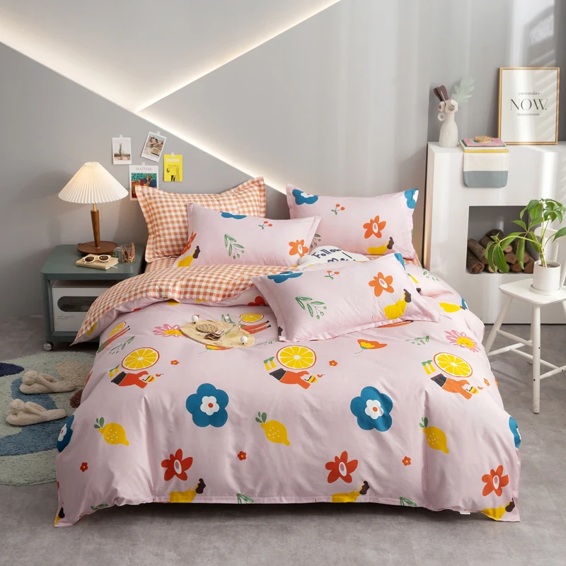 

Pastoral Style Floral Bedding Set Duvet Cover Single Double Queen King Size Pillowcase Bed Linen Sheet Quilt Covers Bedclothes