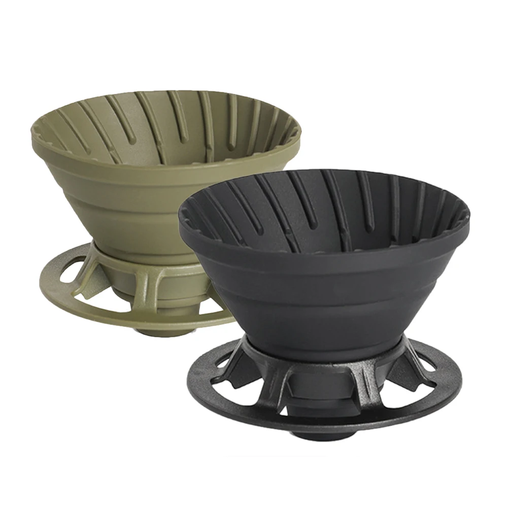 

Foldable Silicone Pour Over Coffee Dripper Home Kitchen Coffeeware Coffee Filters Latte Cappuccino Mocha Outdoor Travel Hiking