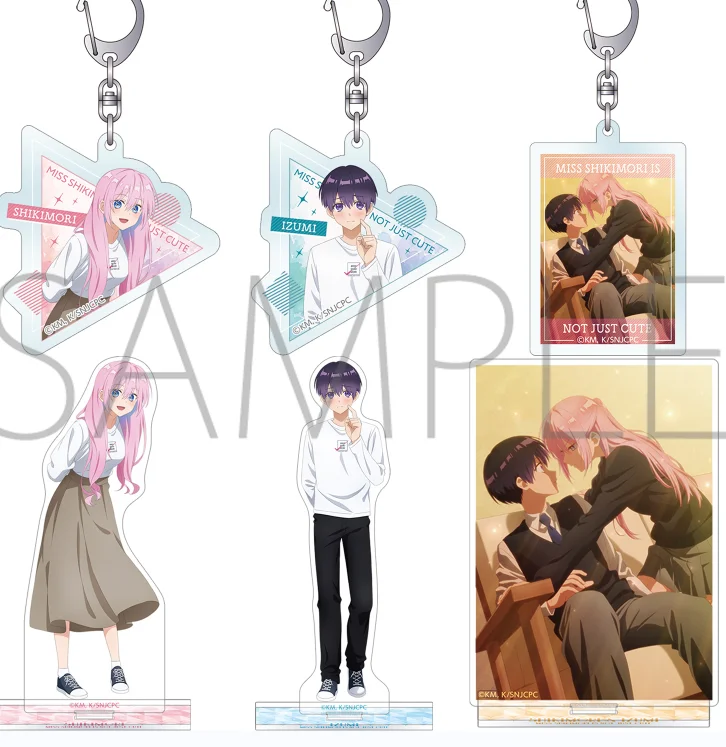 

Anime Shikimori's Not Just a Cutie Izumi Kyo Nekozaki Shu Inuzuka Acrylic Figure Stand Model Plate Keychain Pendant Xmas Gifts