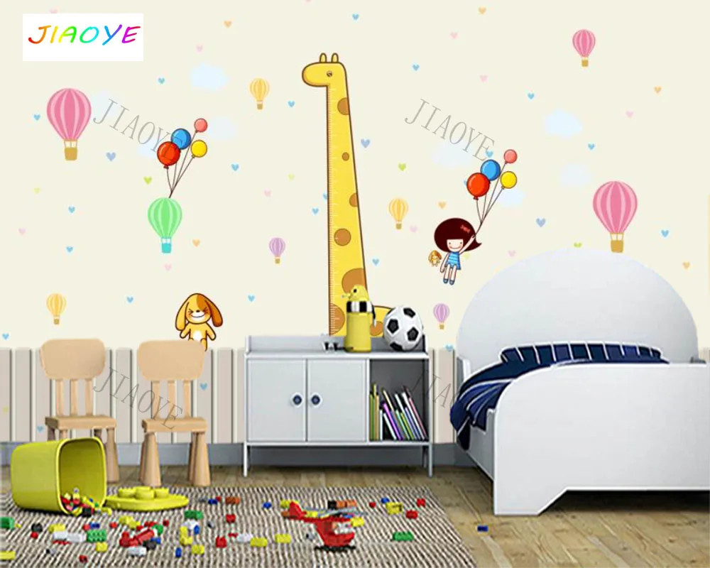 Мультяшный поезд Супермен на заказ Симпатичные Настенные обои для детской