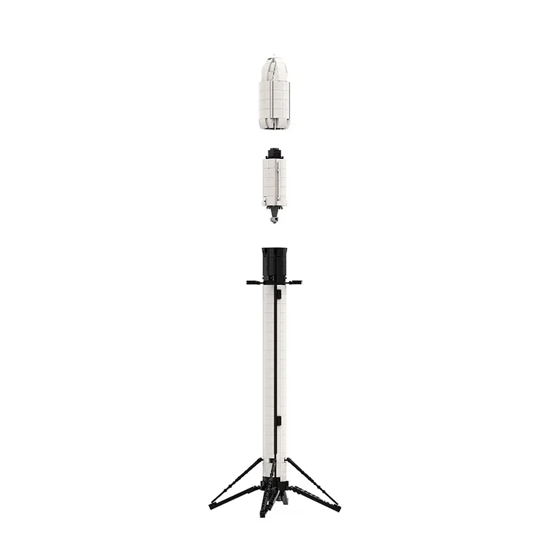 Конструктор MOC Ultimate Space X Falcon масштаб 9: 110 набор строительных блоков искусственный