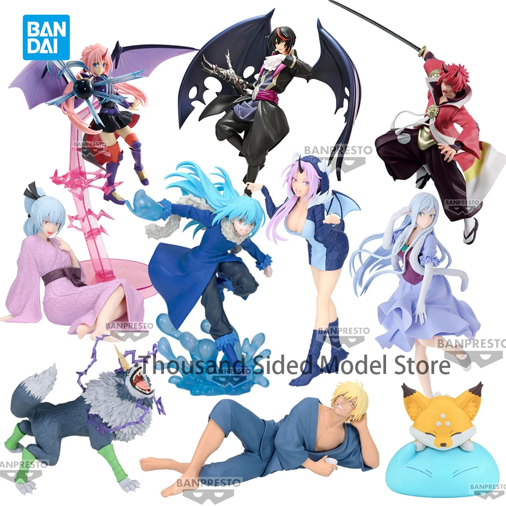Фото В наличии оригинальные Banpresto Rimuru Tempest Benimaru Milim Nava Shion Veldla Tempest Ranga Diablo аниме фигурка Molde Toys №1
