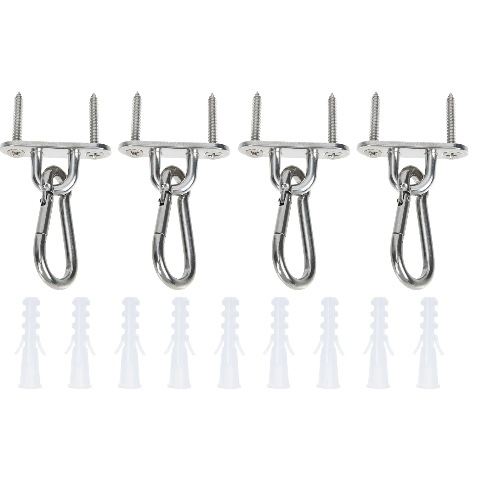 

Swing Hammock Hooks Hook Kit Hanging Hanger Chair Heavy Hangers Duty Buckle Porch Ceiling Stainless Sandbag Carabiner Patio