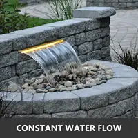 450mm Waterfall WATER BLADE Cascade Koi Fish With LED Strip Light