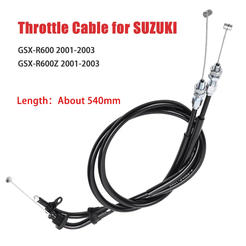 

Трос дроссельной заслонки мотоцикла для SUZUKI GSXR600 GSXR600Z GSXR 600 Z GSX-R600 GSX-R600Z GSX R600 2001 2002 2003, провод возврата топлива