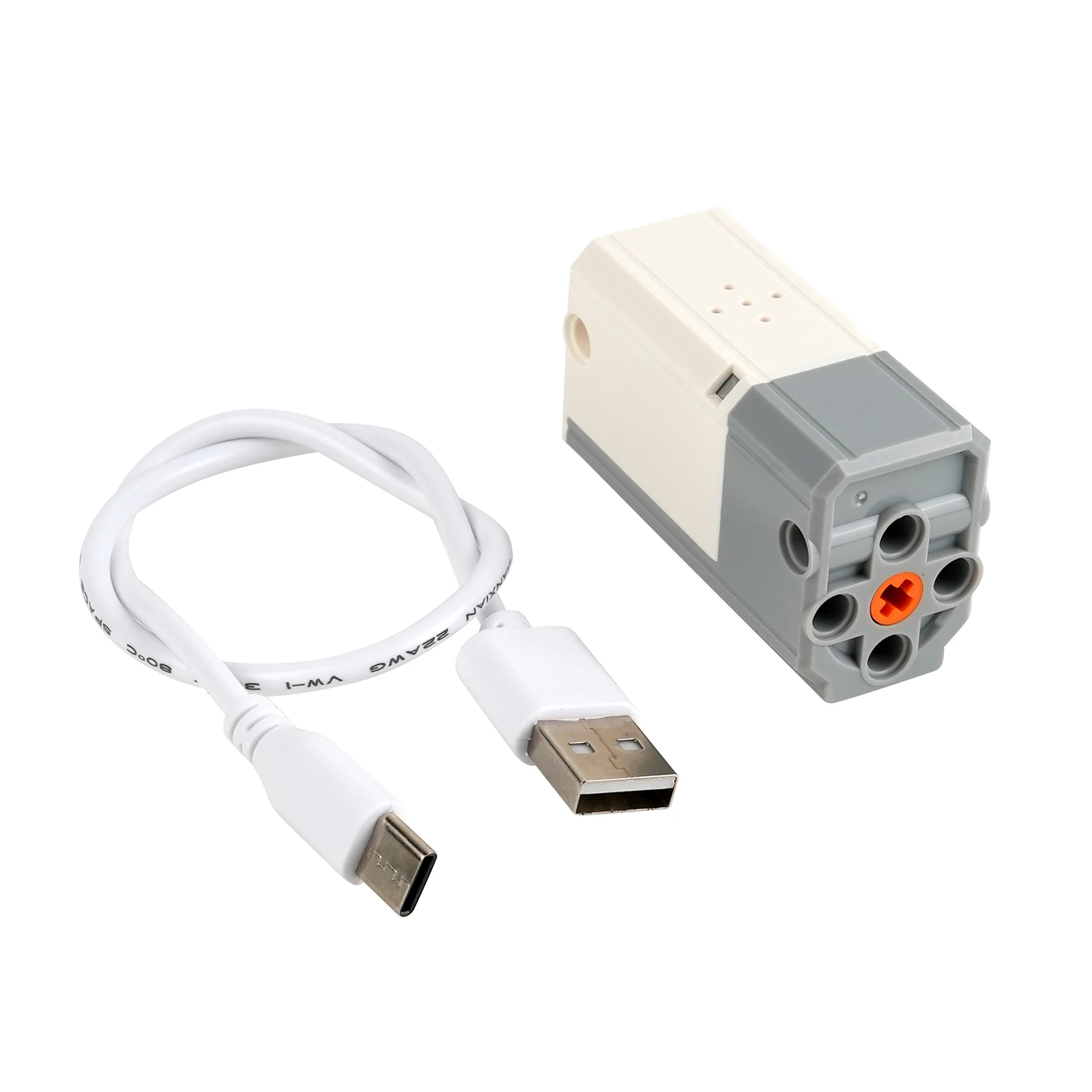 

Перезаряжаемая литиевая батарея с кабелем Type-C для моторов MOC, детали MOC 9686 8883, технология Power Group