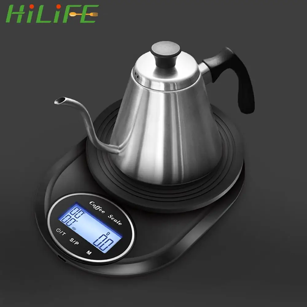 

Цифровые весы HILIFE с ЖК-дисплеем, 2 кг/3 кг, 0,1 г, многофункциональные пищевые весы, электронные цифровые весы с таймером
