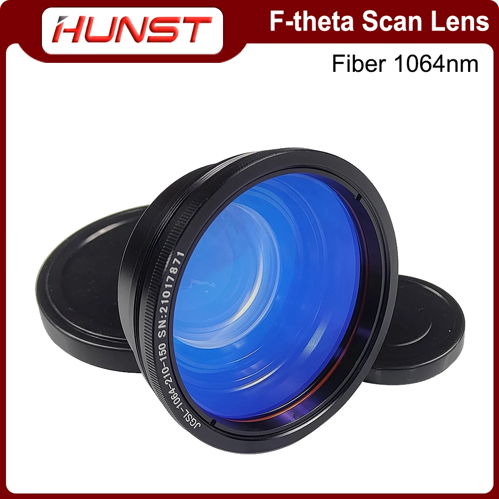 HUNST F-theta Scan Lens Mount M85x1 1064nm Field Lens 50-400mm F80-525mm for YAG Optical Fiber Laser Marking Machine SpareParts