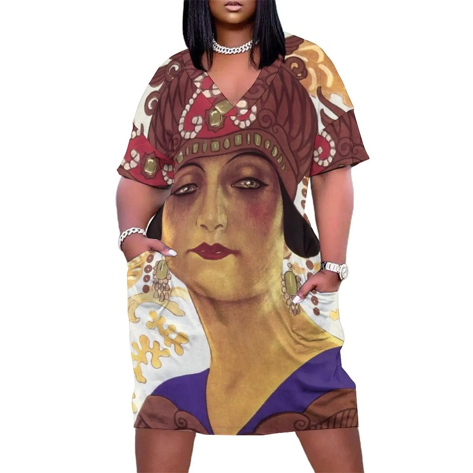 Винтажное свободное платье Turandot с карманами лето 2024 женские свадебные платья для