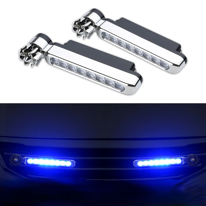 

Automotive Grille Lights LED Wind Daytime Running Lights Front Auxiliary Lights Decorative Wind Lights Installation Free