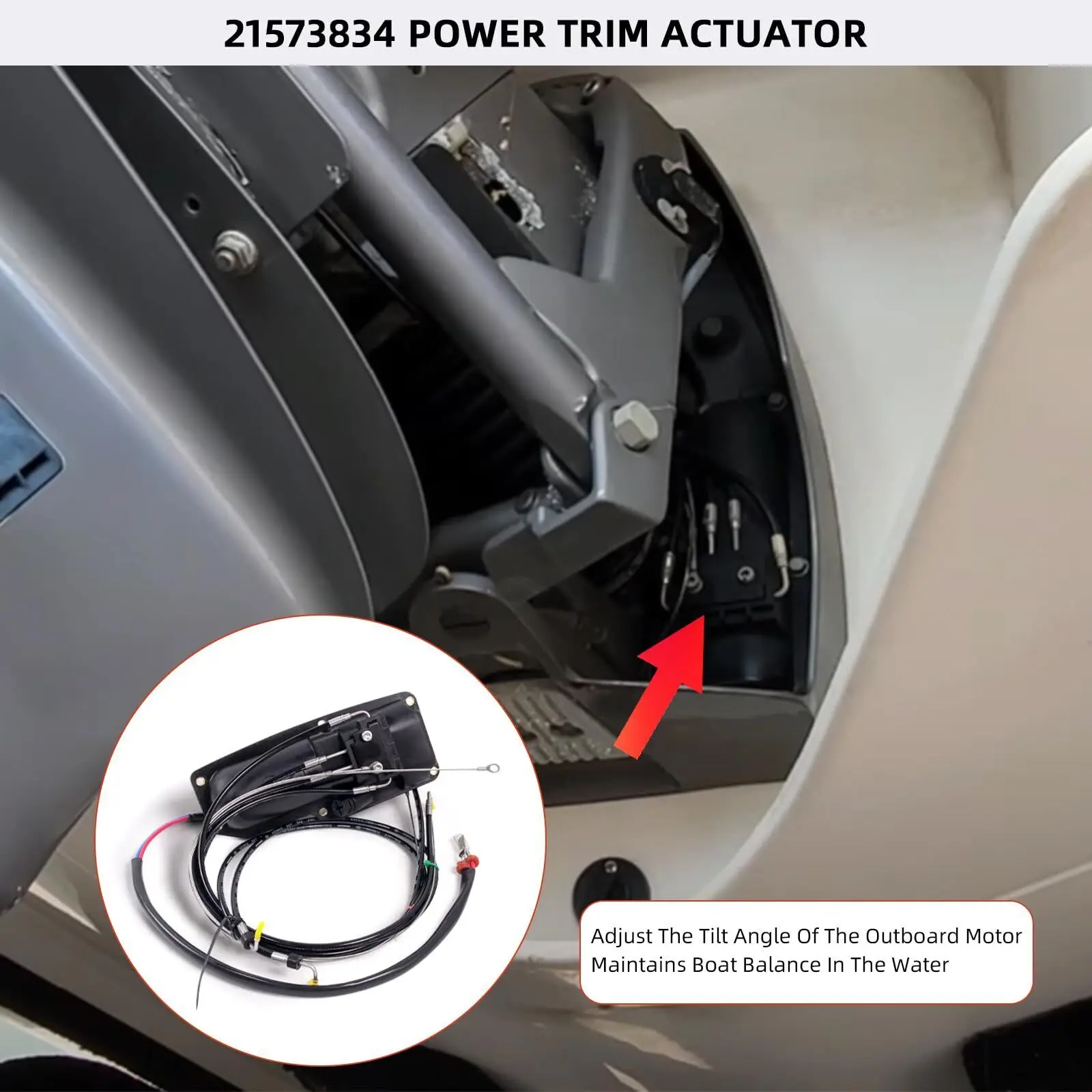 Мотор привода насоса наклона Power Trim в сборе для Volvo Penta SX-A DPS-A-B TSK-B-AC-32-NPT TSK-B-32-NPT 21945915