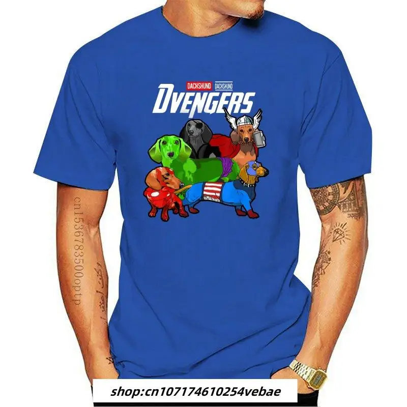 

New Dachshund Dvengers T-Shirt Men Women Unisex Tee All Size S-3XL