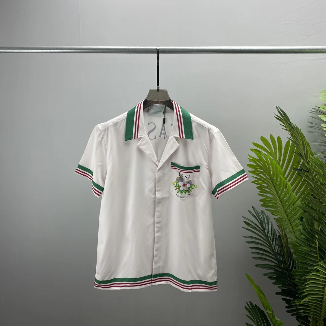 

Summer New 3D Digital Print T-shirt Lapel Shirt Open Lining