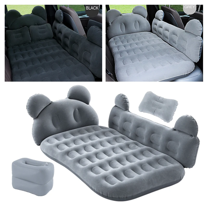 

Car Travel Bed Air Mattress Inflatable Sofa Lounger Chair Auto Rear Sleeping Mat Back Seat Beds Air Cushion Camping Couch