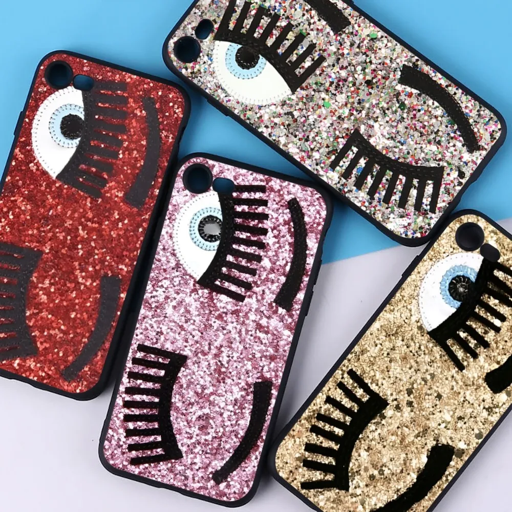Hot Ferragnies Eyes Chiara Phone Case for iPhone 16 15 8 7 6 6S Plus X SE XR XS 14 11 12 13 Mini Pro Max Mobile