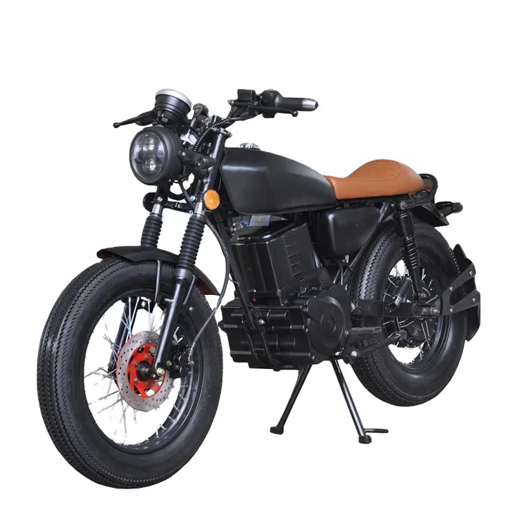 Электрический скутер мотоцикл 3000 Вт литиевый кафе-гонщик для взрослых с сильным