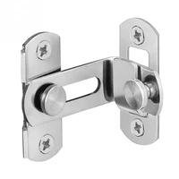 stainless steel door bolt anti theft 90 degree right angle sliding gate lock safety door lock buckle household door latch hasp
