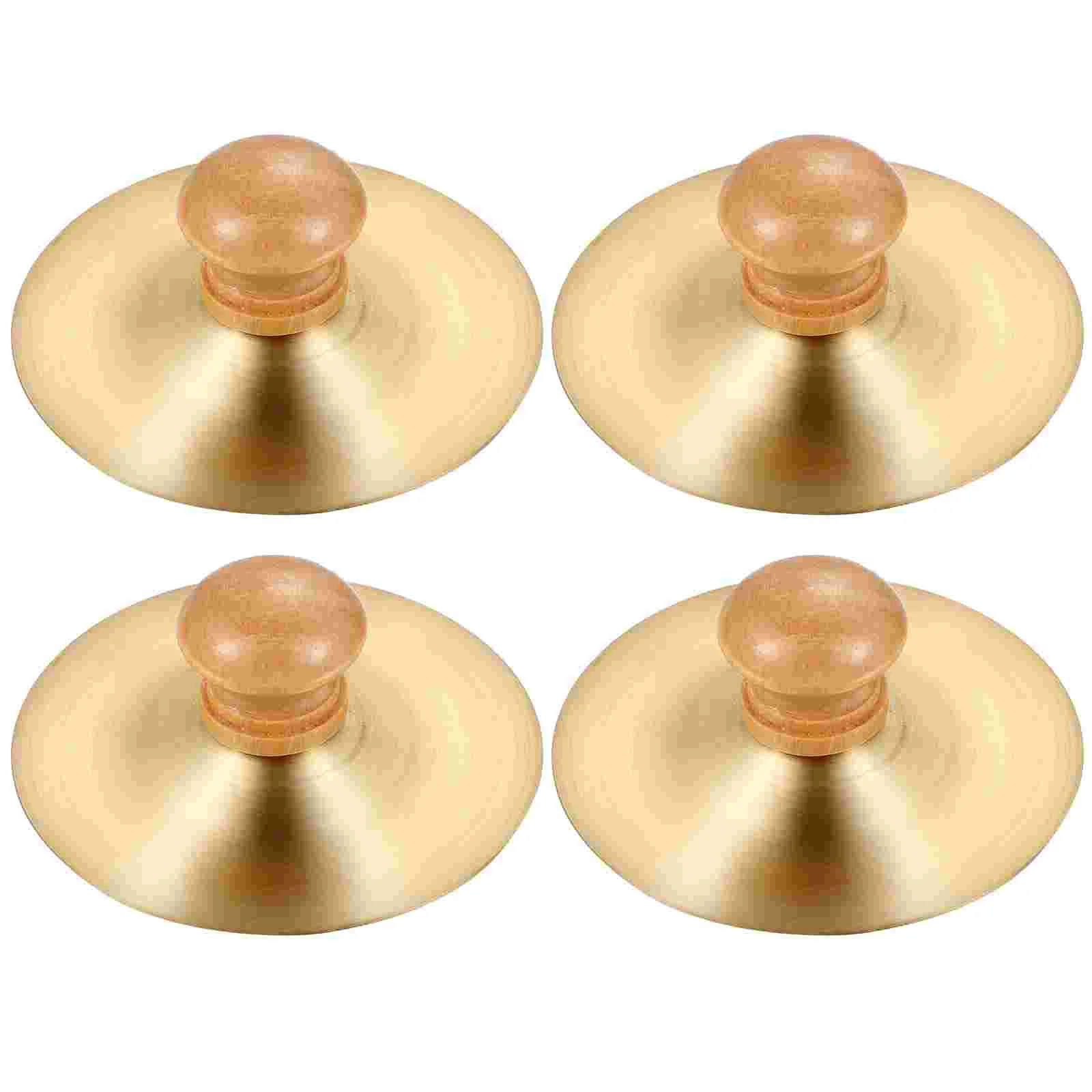 

Copper Cymbal Small Finger Zills Cymbals Percussion Dancing Props Toys Toddlers