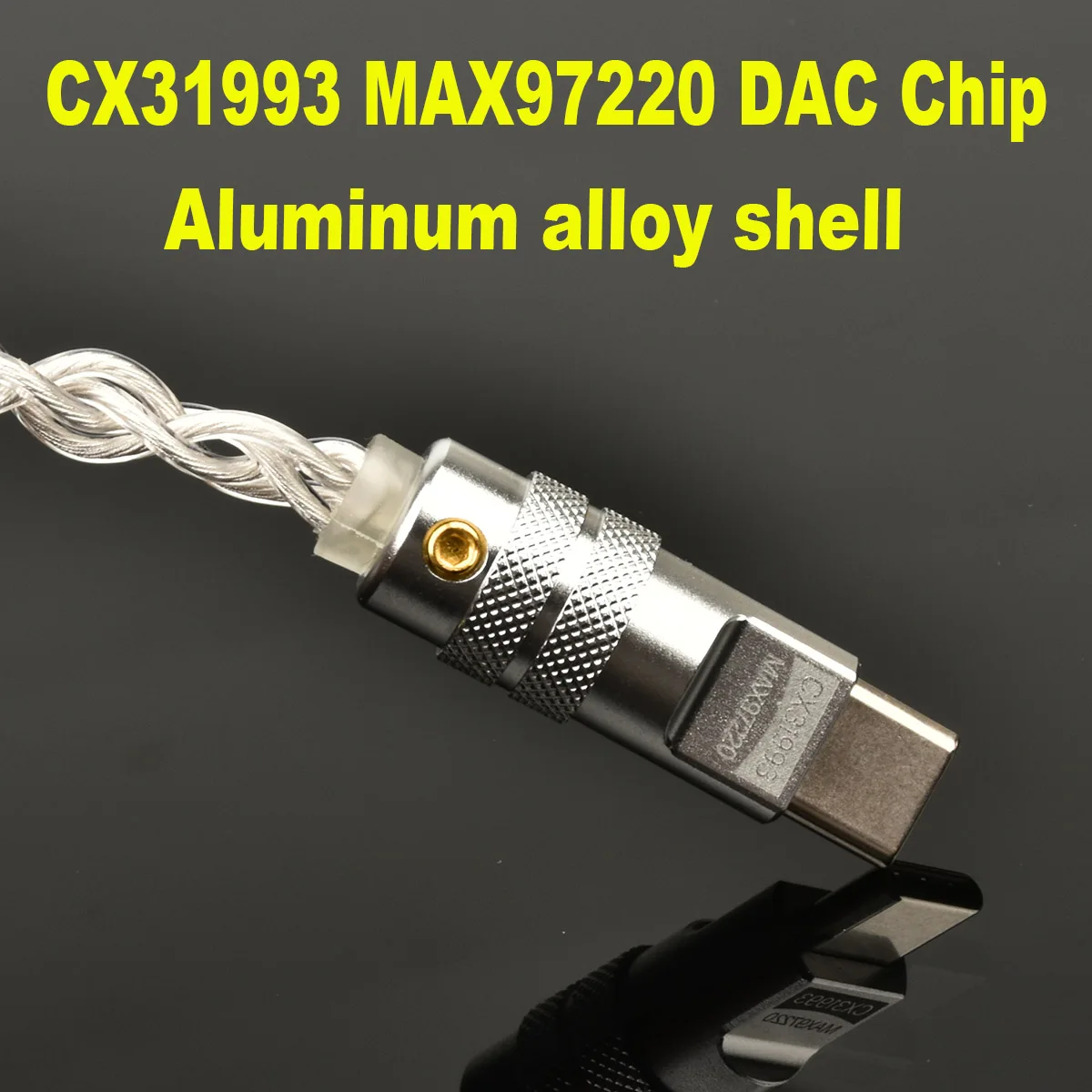 Фото Кабель для наушников Tiandirenhe типа c с CX31993 Max97220 Dual Op Amp DAC 4 Strand Bold Cable Mmcx 0,78 Ie900 IE80 QDC ZSN №4