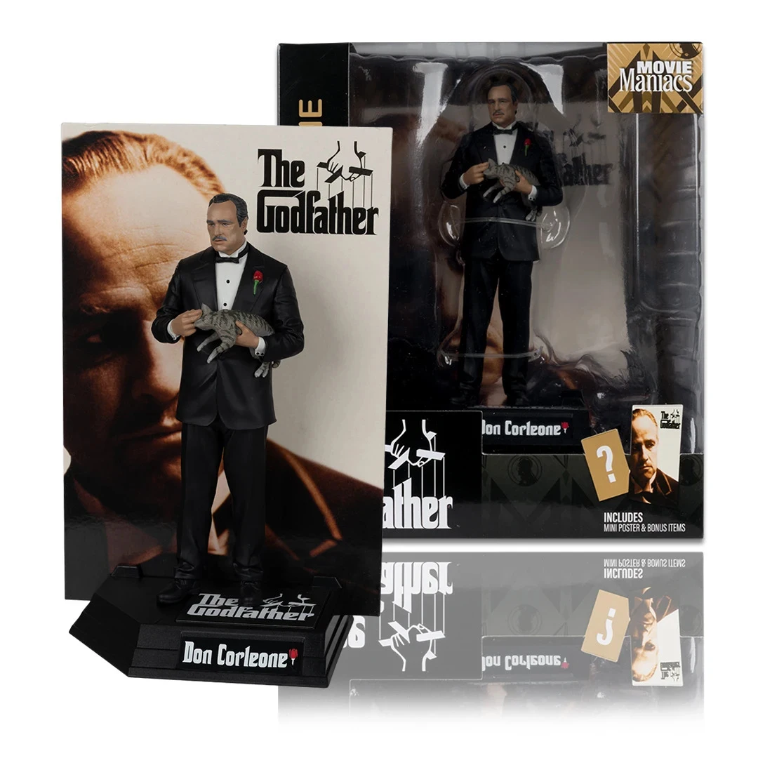 Фигурка Mcfarlane Toys Movie Maniacs Posed - Paramount Wv2 - Дон Корлеоне, Крестный отец, 6 дюймов, модель для сборки (art.: 3920da4b494bd) - 3920da4b494bd