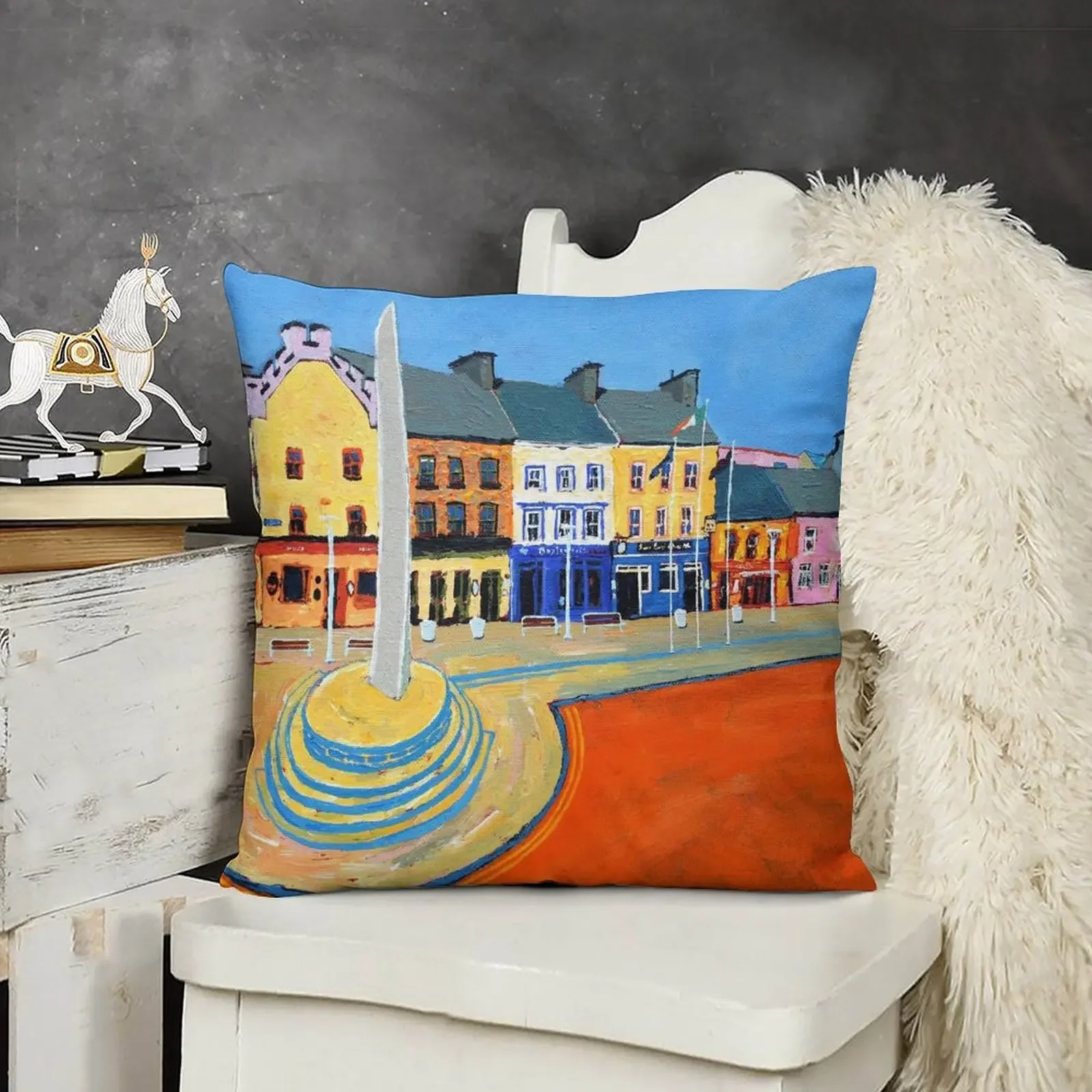 Clifden (County Galway Ирландия) Декоративная подушка Наволочки Подушки для кровати