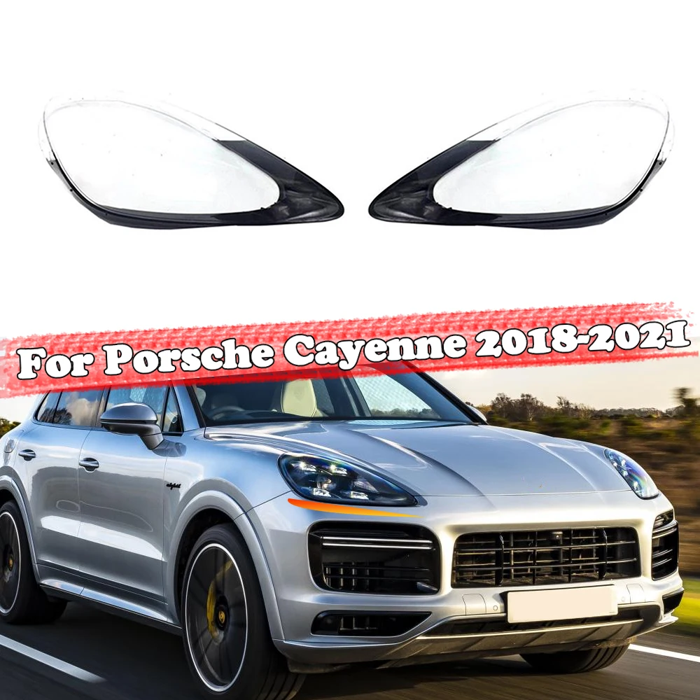 

Чехол для передней фары автомобиля для Porsche Cayenne S GTS Coupe 2018 2019 2020 2021