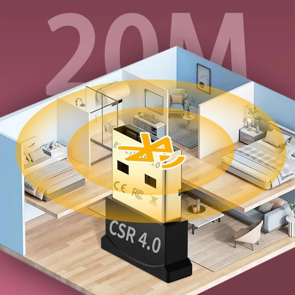 Bluetooth адаптер беспроводной компьютер механическая клавиатура мышь геймпад для