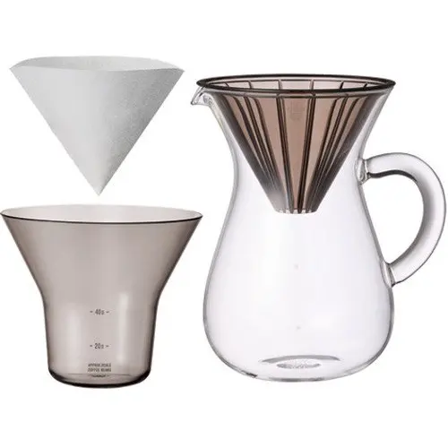 

1.1 Liter Carafe Coffee Set with 20 Filters by for Slow Coffee accessories