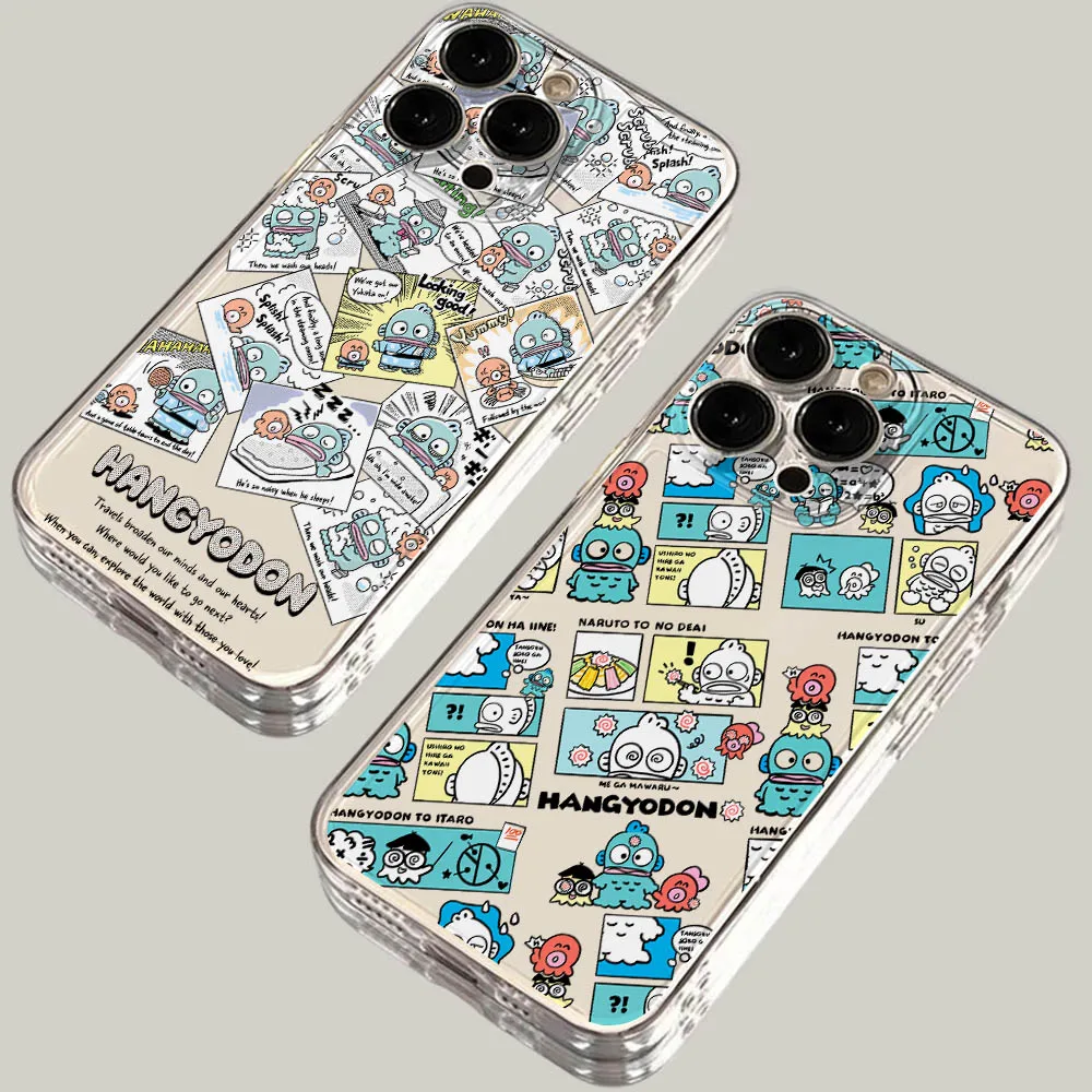 Милый мультяшный чехол для телефона Hangyodon Xiaomi Redmi Note 13 12 11 11S 10 10S 9 9S 8 Pro Plus 13C 12C 10C 4G 5G