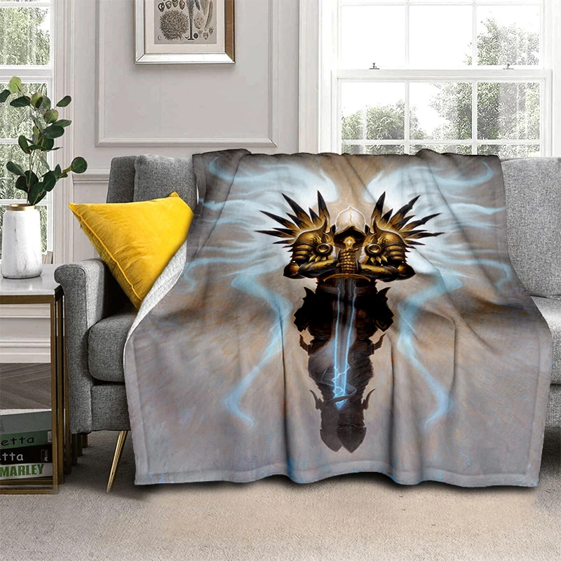 Funda de sofá cama de gran tamaño con estampado artístico de Diablo,...