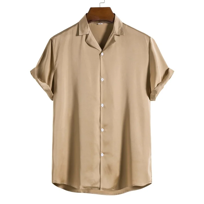 

Camisa Masculina 2022 летние новые мужские модные трендовые рубашки с коротким рукавом повседневные костюмы мужская одежда с воротником