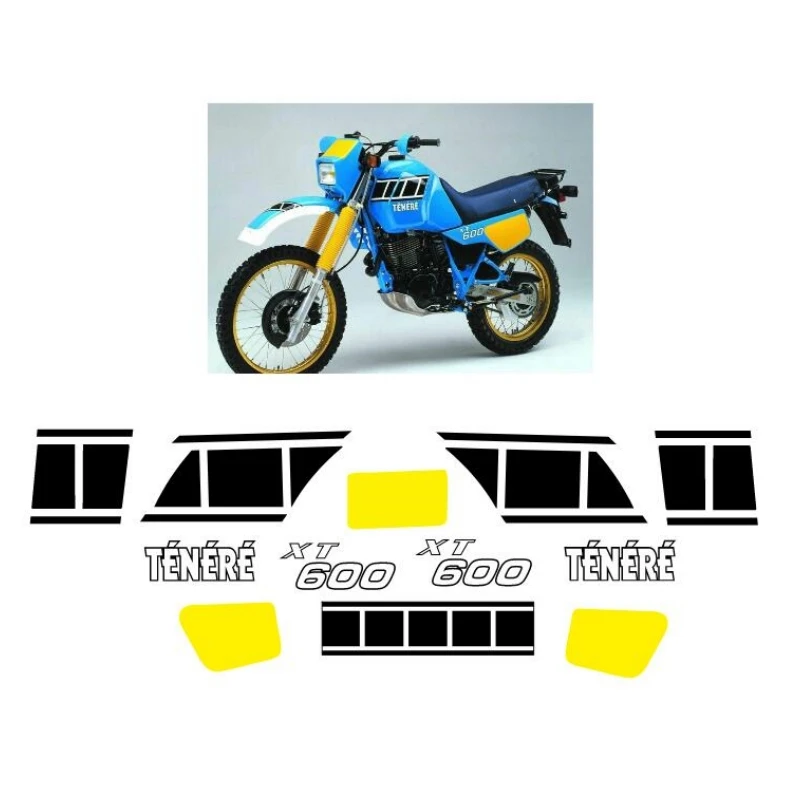 Для Yamaha XT 600 Z TENERE 1983-1984 обтекатель наклейка на корпус реплика полная автомобиль