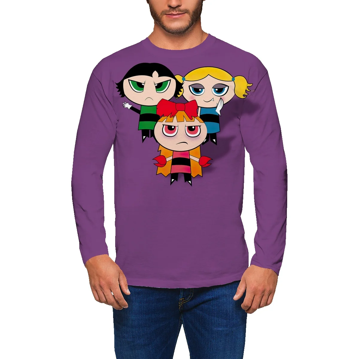 

Мужской свитер с длинными рукавами, свободная повседневная футболка с круглым вырезом, очень большого размера, 300 Цзинь