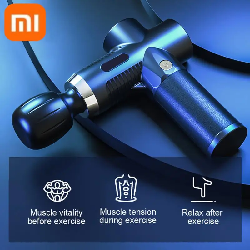 

Массажный пистолет Xiaomi, портативный перкуссионный пистолет, Электрический массажер для глубоких тканей, расслабление мышц, снятие боли в подагре, фитнес для тела
