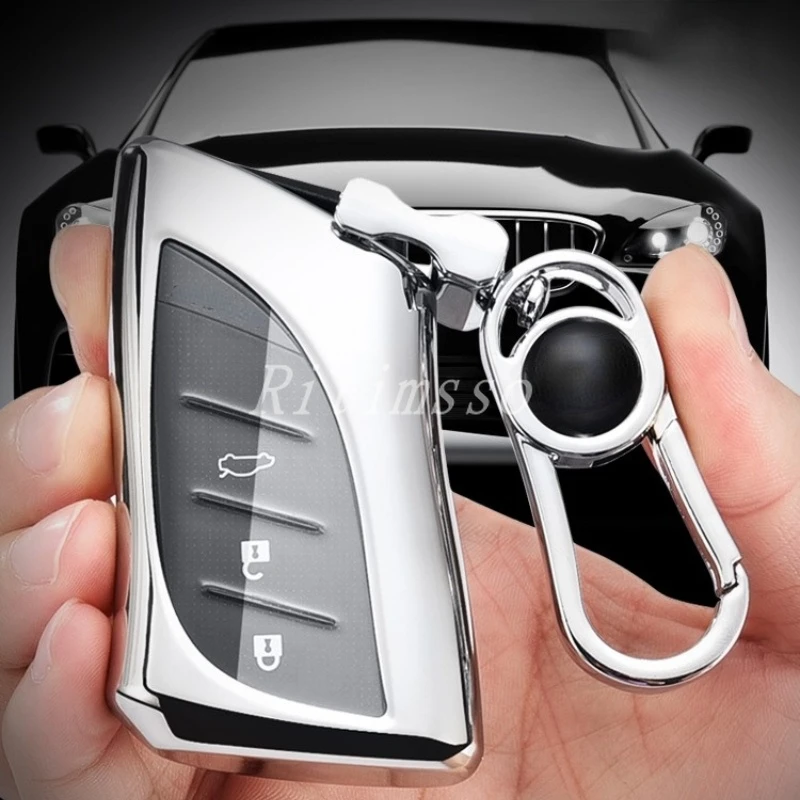 Новинка ТПУ чехол для автомобильного ключа с дистанционным управлением Lexus NX ES UX