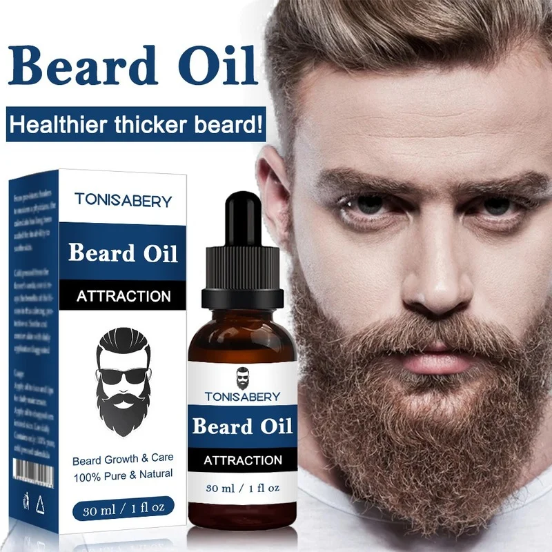 

Growth Beard Oil Grow Beard Thicker & More Full Thicken Hair Beard Oil For Men Beard Nourishing Grooming Treatment Beard Care