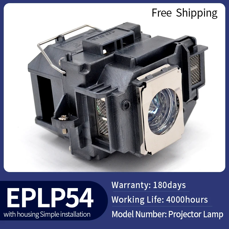 

Replacement Projector Lamp ELPLP54 For EB-S7/EB-S7+/EB-S72/EB-S8/EB-S82/EB-W7/EB-W8/EB-X7 Lamp projector With Housing